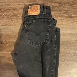 LEVI’S Classic Black Denim Jeans